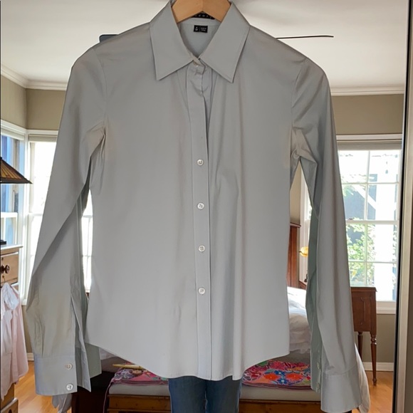 Tops - Theory light blue blouse for the office Sz P/TP